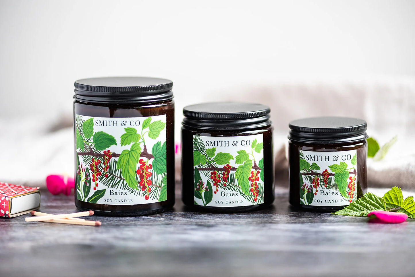 Smith Co Soy Wax Candles - Baies