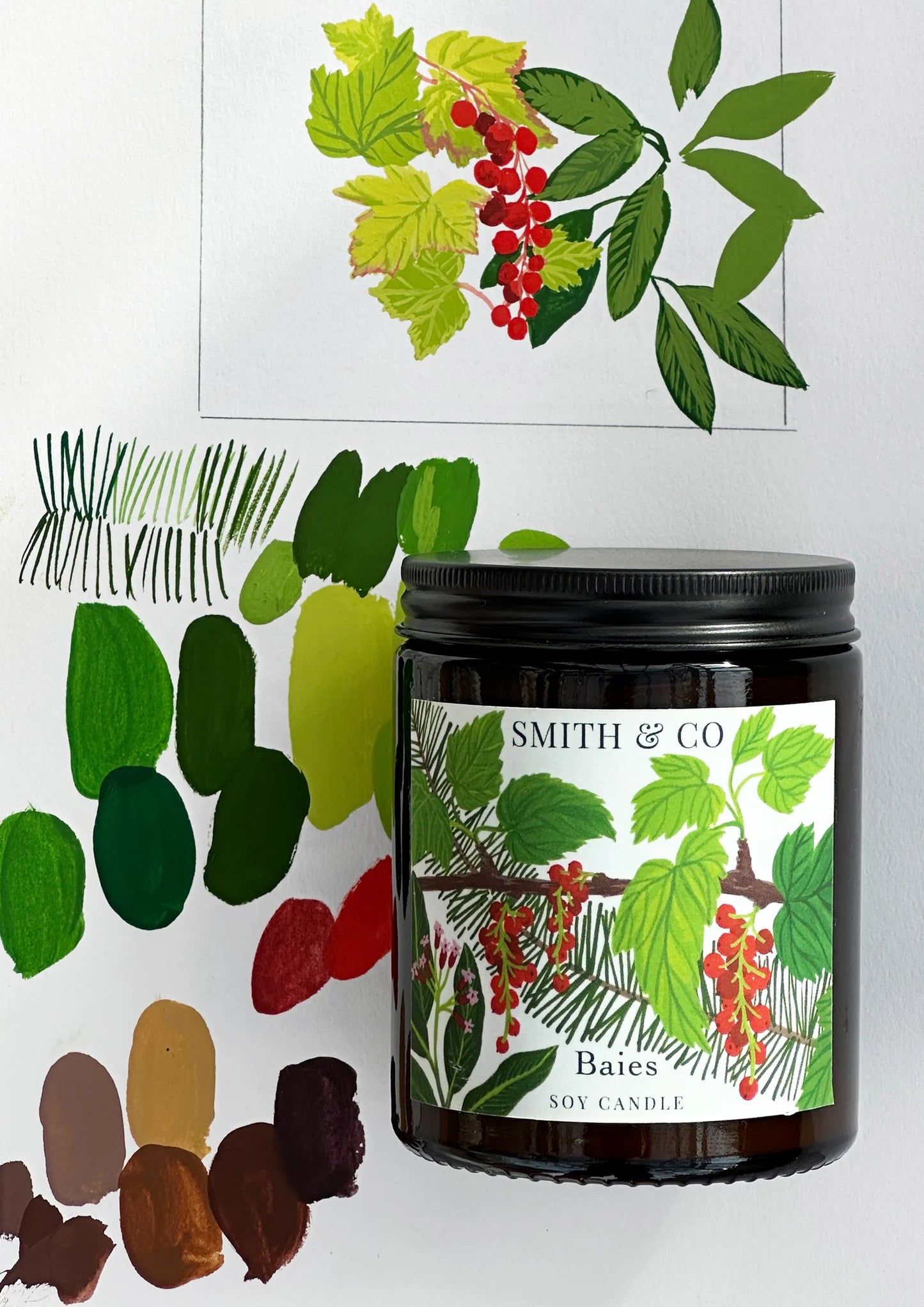 Smith Co Soy Wax Candles - Baies