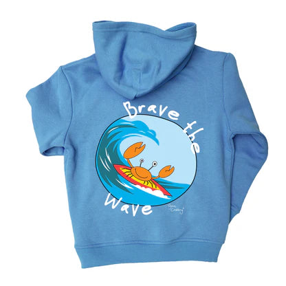 Gone Crabbing® Brave The Wave! Hoodie