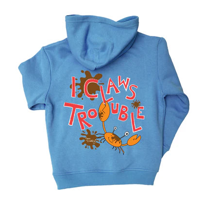 Gone Crabbing®    I Claws Trouble Hoodie