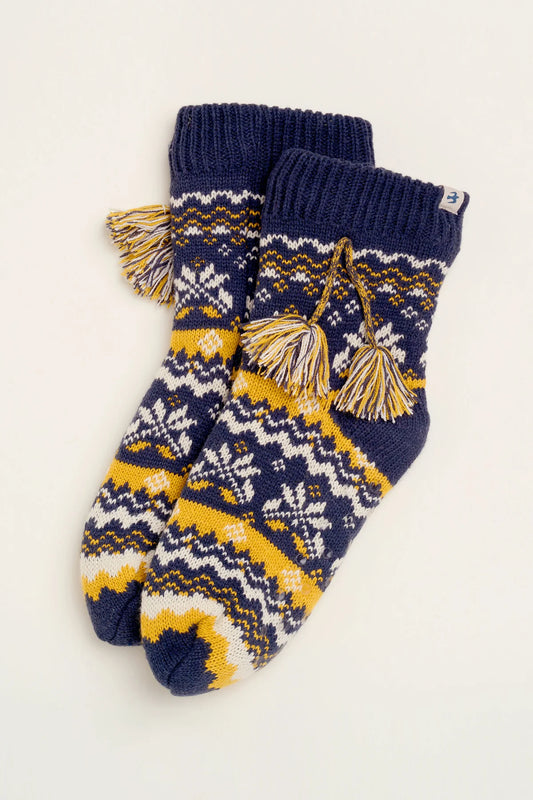 Brakeburn - Nordic Knitted Slipper Sock