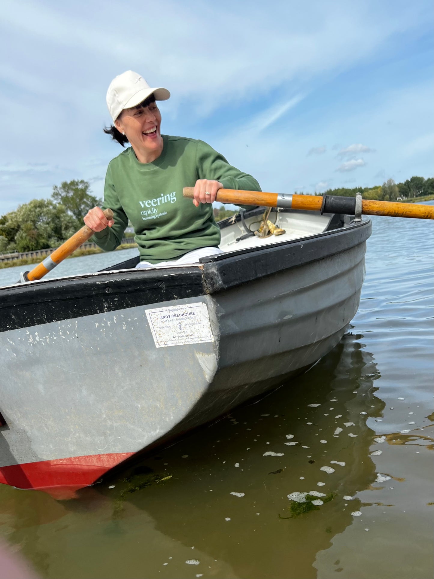 Veering – Shipping Forecast Organic Cotton Sweatshirt