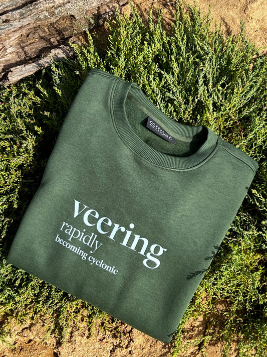 Veering – Shipping Forecast Organic Cotton Sweatshirt
