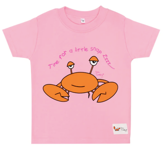 Gone Crabbing® Time for a Little Snap Baby T-Shirt