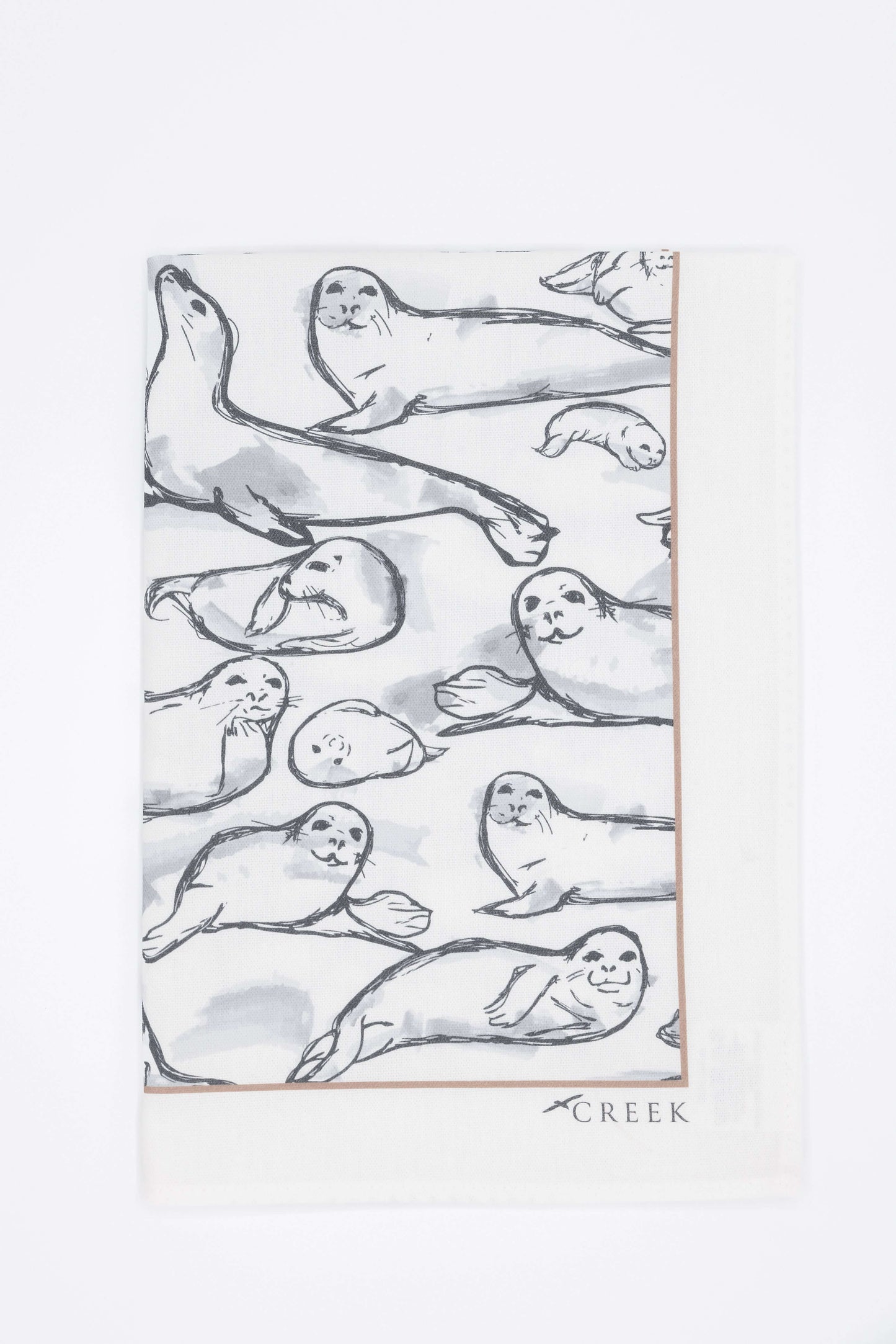 Inky Seals – Cotton Tea Towel