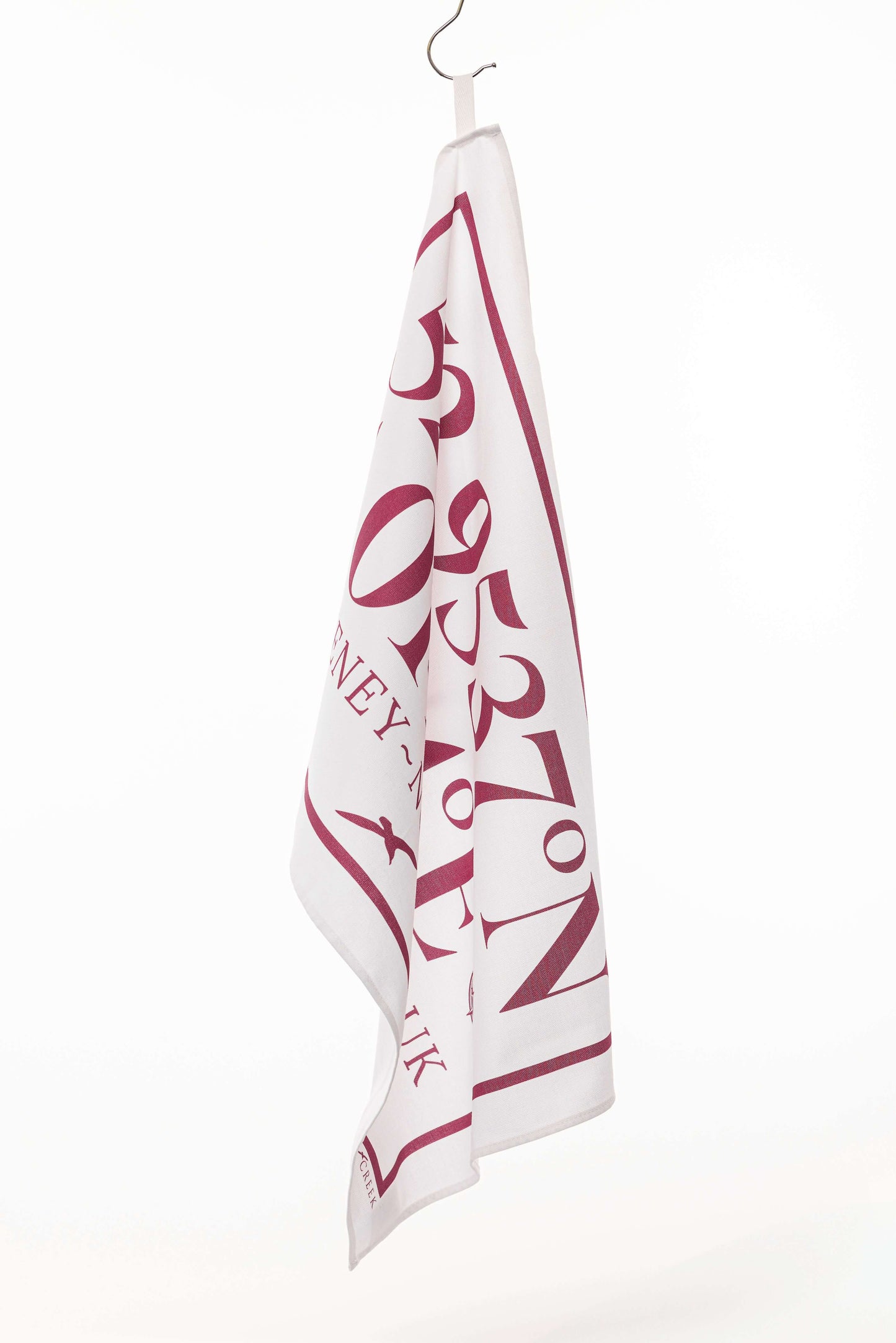 Longitude & Latitude Coastal Tea Towels Cotton