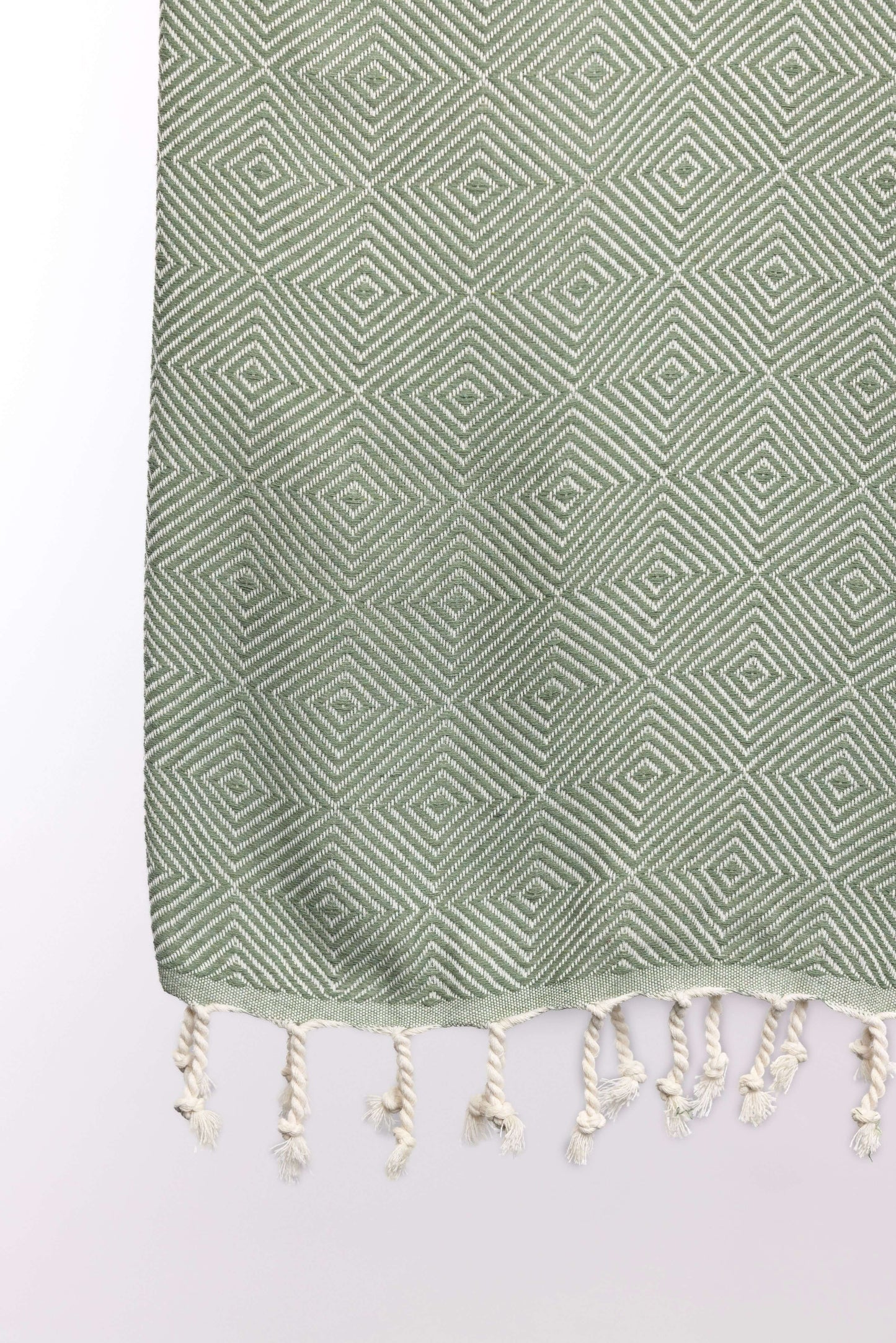 Cotton Hammam Throw – Sage Green