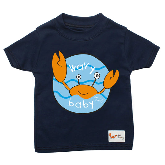 Gone Crabbing® Wavy Baby T-Shirt