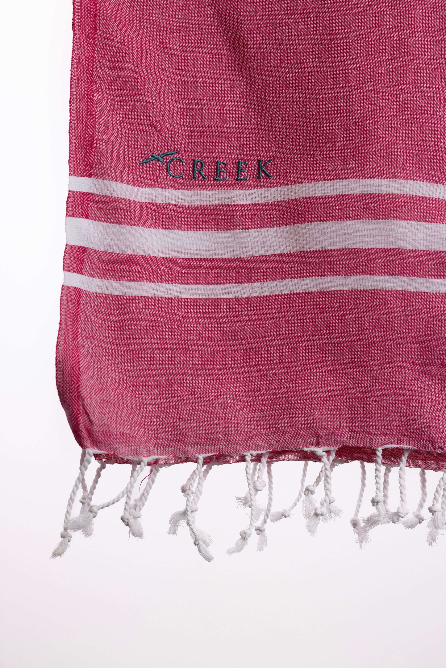 Lightweight Cotton Hammam Towel – Sunrise Pink