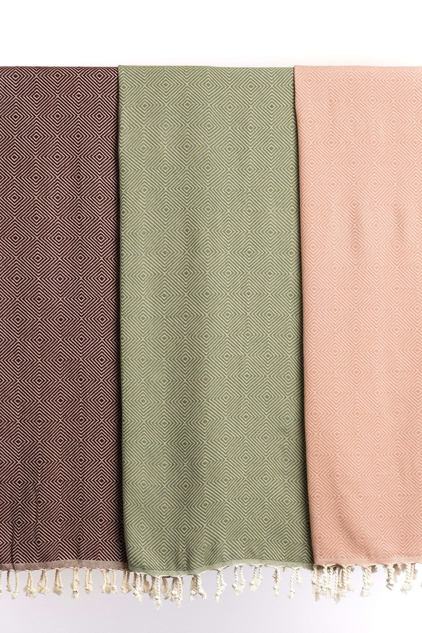 Marine Red – Cotton Hammam Throw