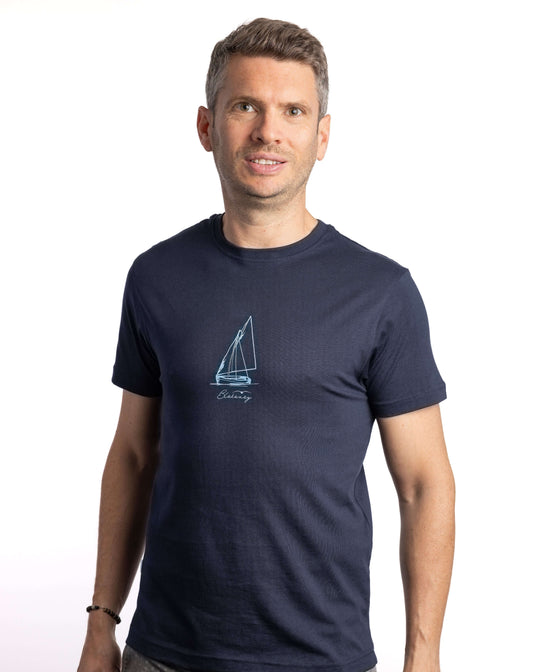 Sailboat T-shirt made from soft organic cotton – Creek Lifestyle coastal collection