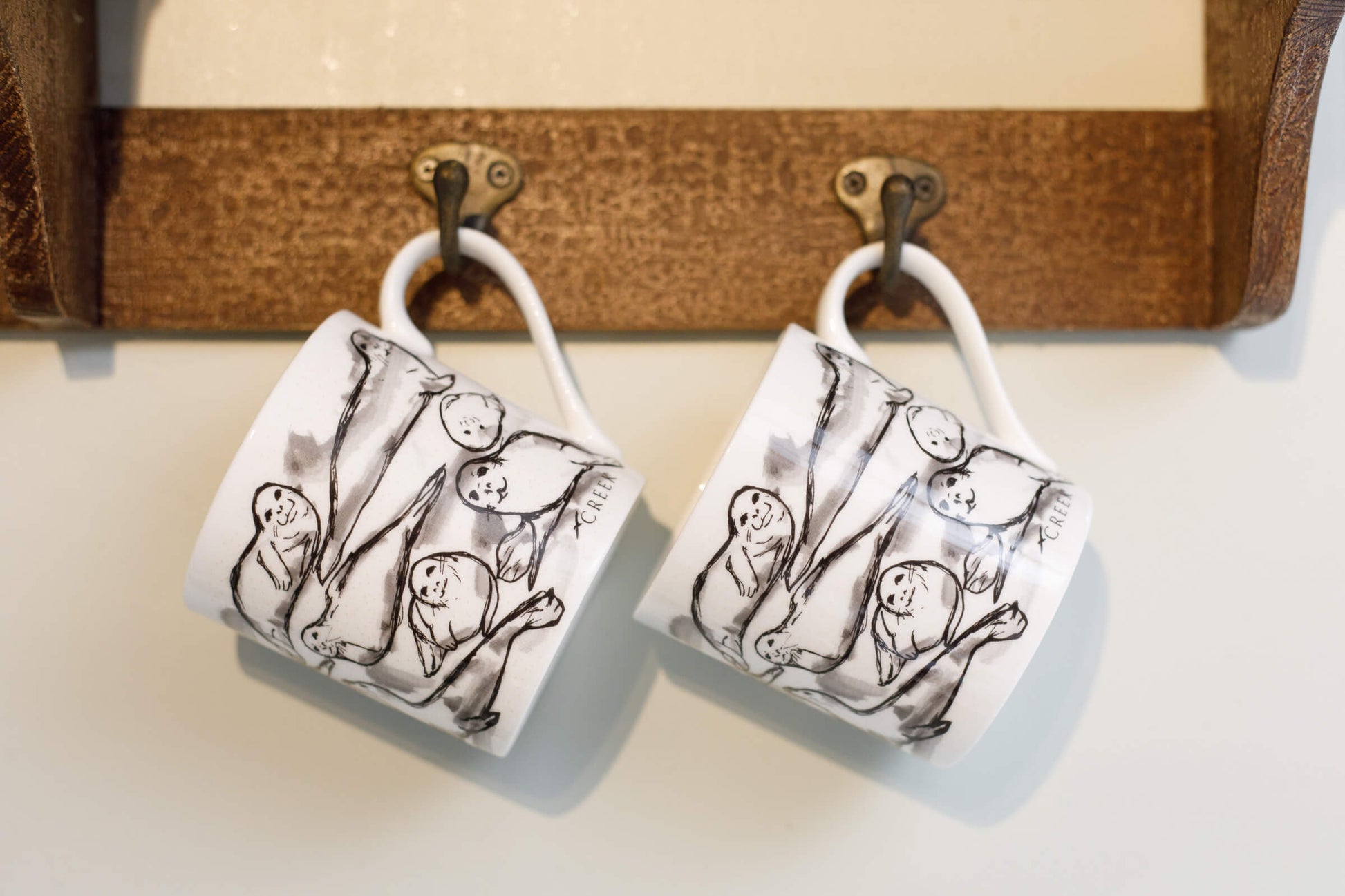 Fine bone china mug with coastal design – Creek Lifestyle