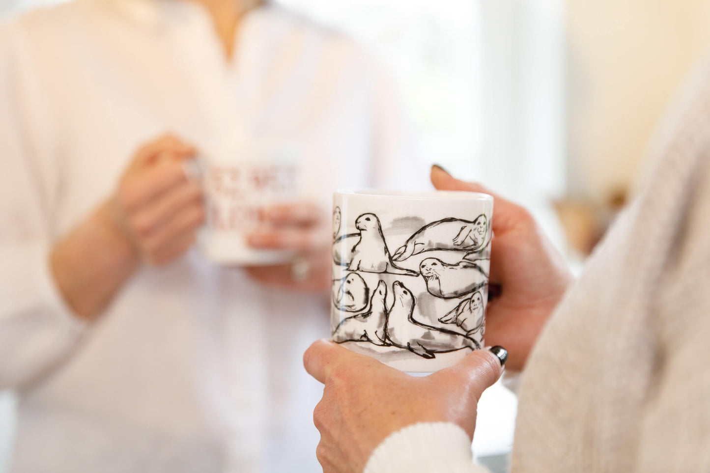 Fine bone china mug with coastal design – Creek Lifestyle