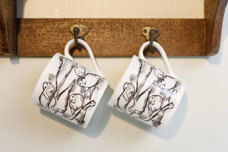 Bone China Seaside Mugs