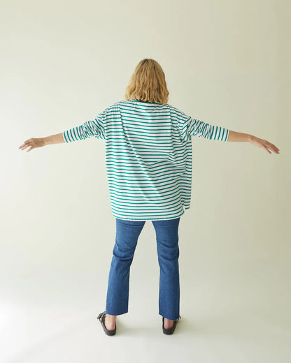 Chalk - Bryony Stripe Top