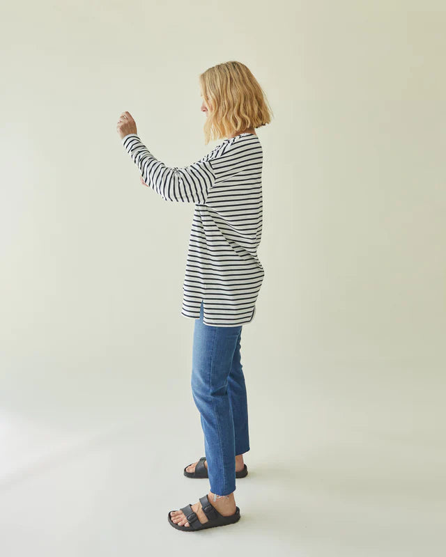 Chalk - Bryony Stripe Top