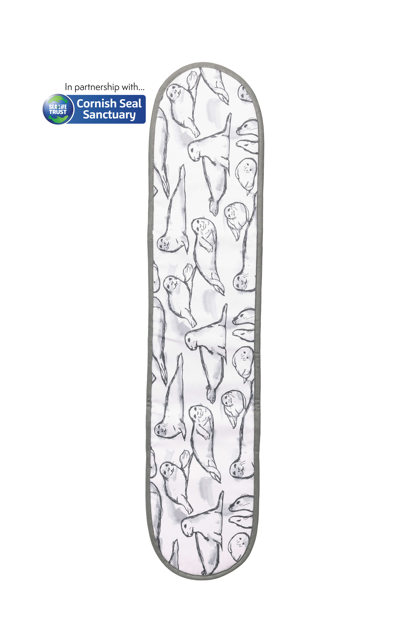 Inky Seals – Cotton Double Oven Gloves