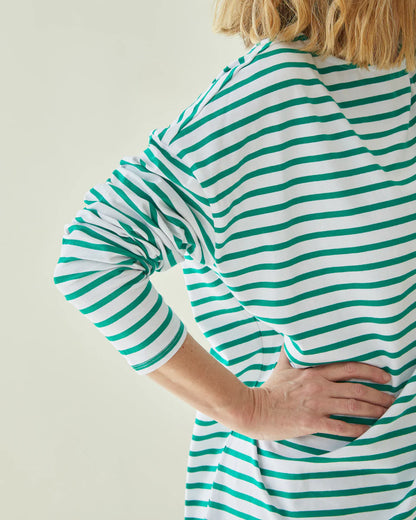 Chalk - Bryony Stripe Top