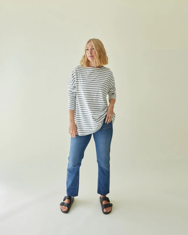 Chalk - Bryony Stripe Top