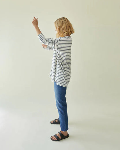 Chalk - Bryony Stripe Top