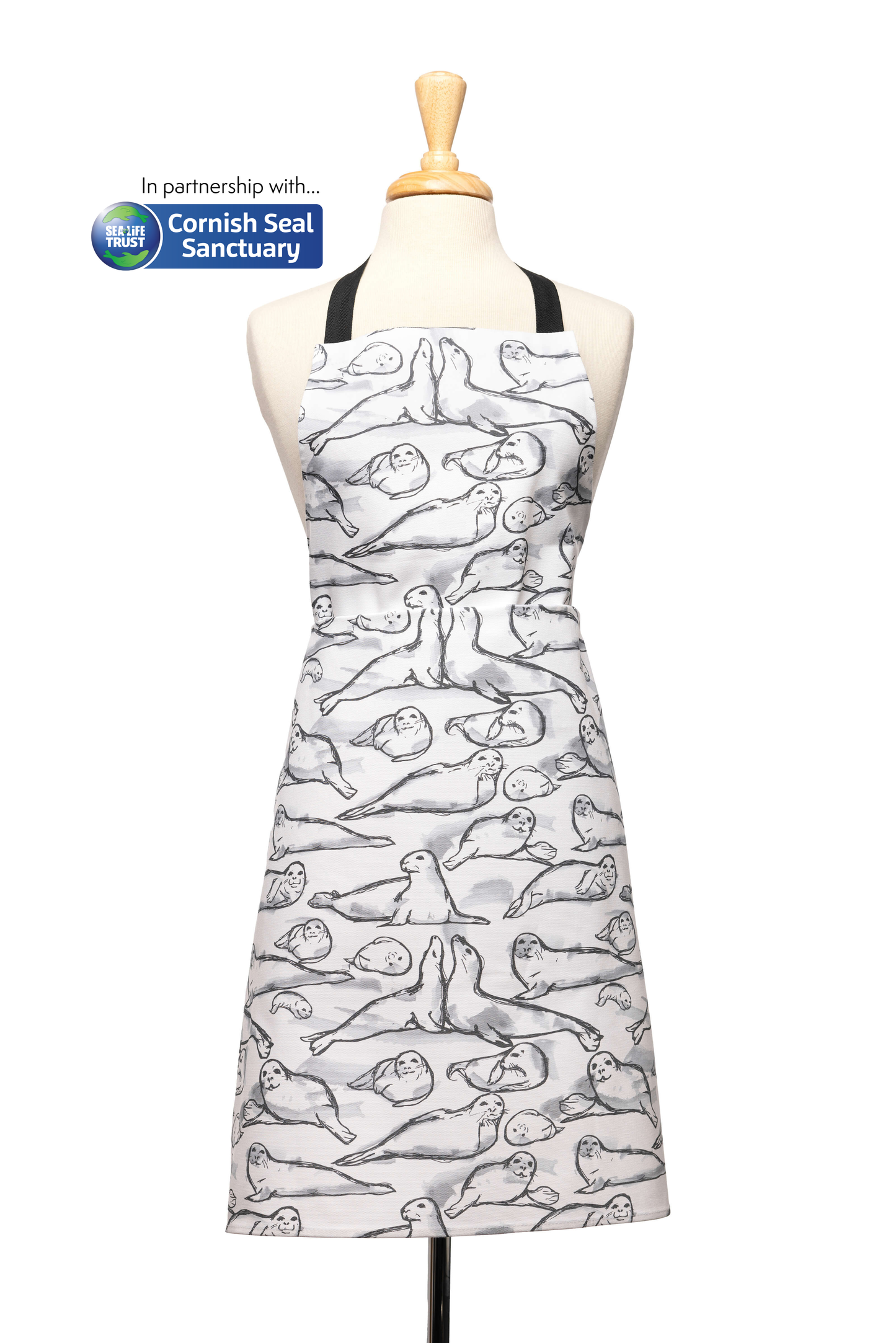 Inky Seals – Kitchen Cotton Apron