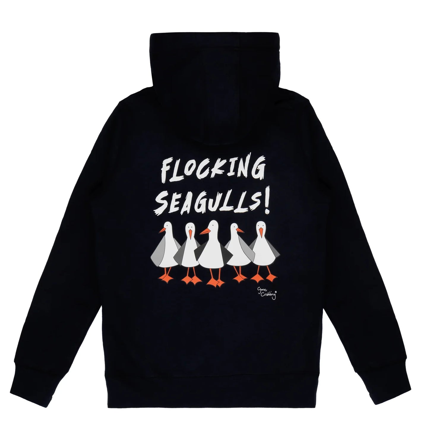 Gone Crabbing - Flocking Seagulls Adult Hoodie