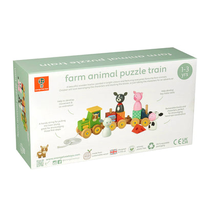 Orange Tree Toys - Puzzle Train - Farm