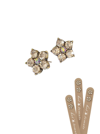 Five Petal Floral Studs