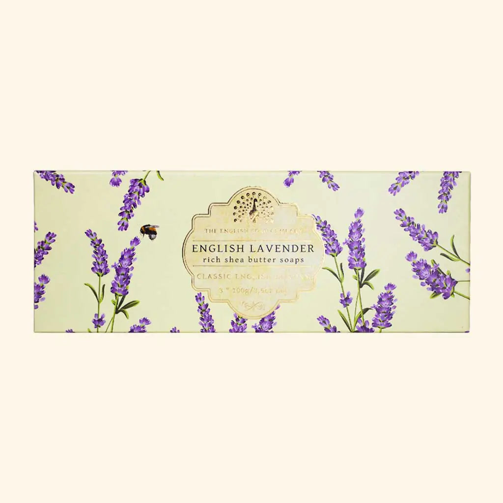 English Lavender Triple Soap Gift Box