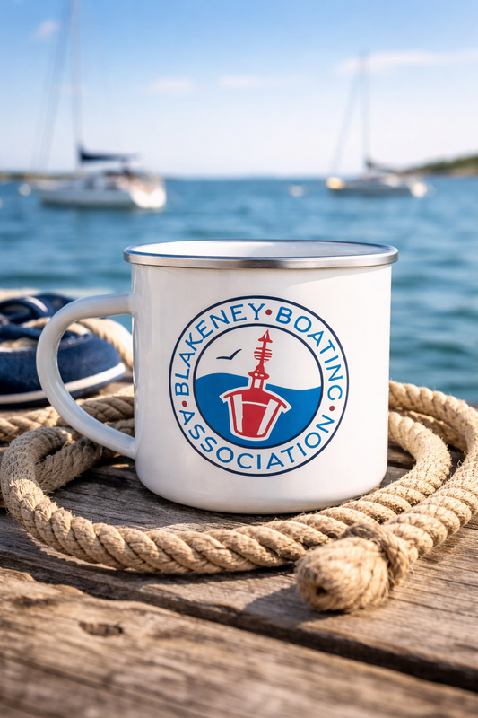 Blakeney Boating Association – Enamel Mug – White