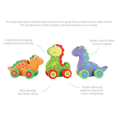 Orange Tree Toys - Set of 3 My First Dinosaurs