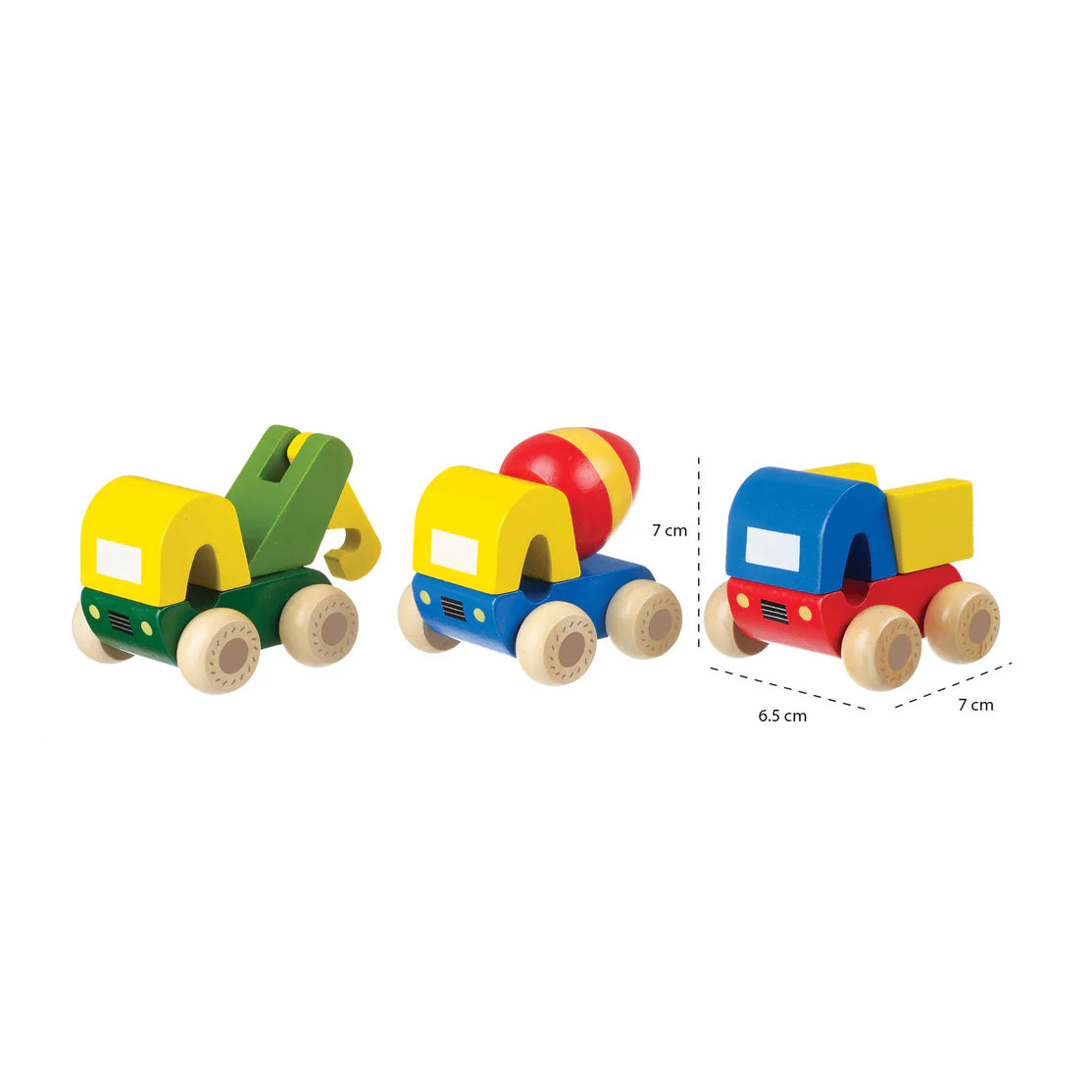 Orange Tree Toys - Set of 3 My First Trucks