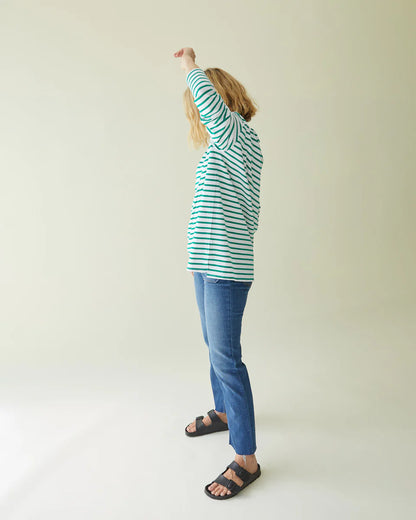 Chalk - Bryony Stripe Top