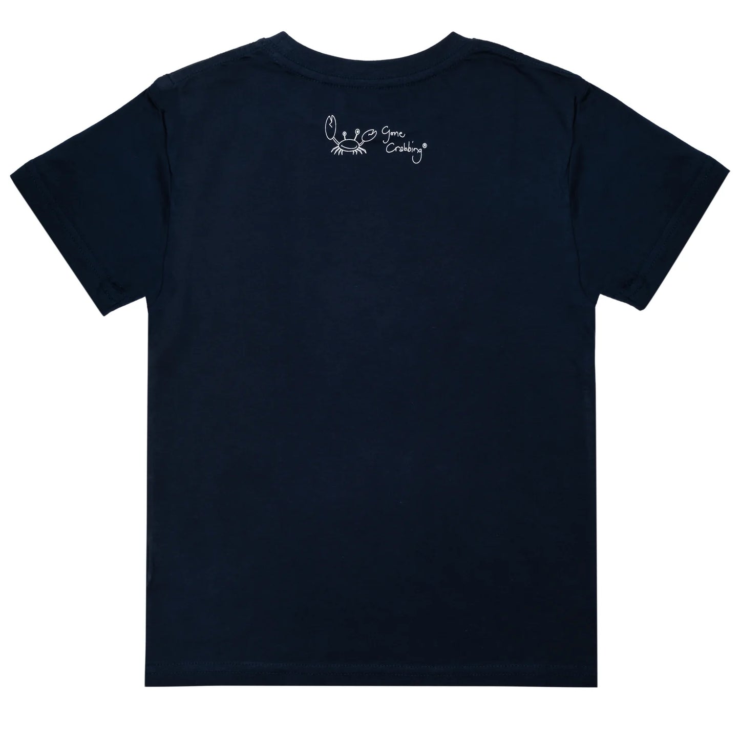 Gone Crabbing Kids T-Shirt - Wild Swimmer Navy