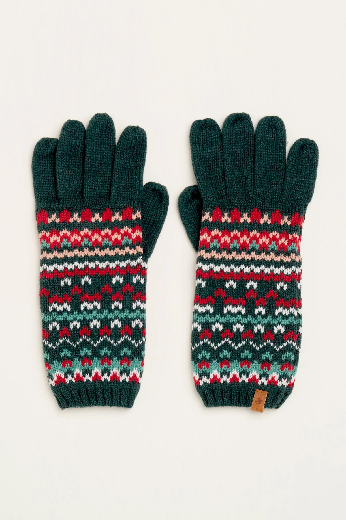 Fairisle Knitted Gloves