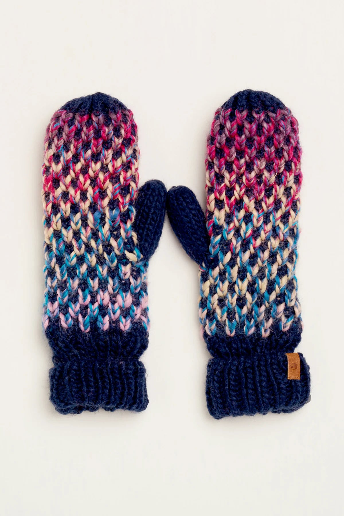 Space Dye Knitted Mittens