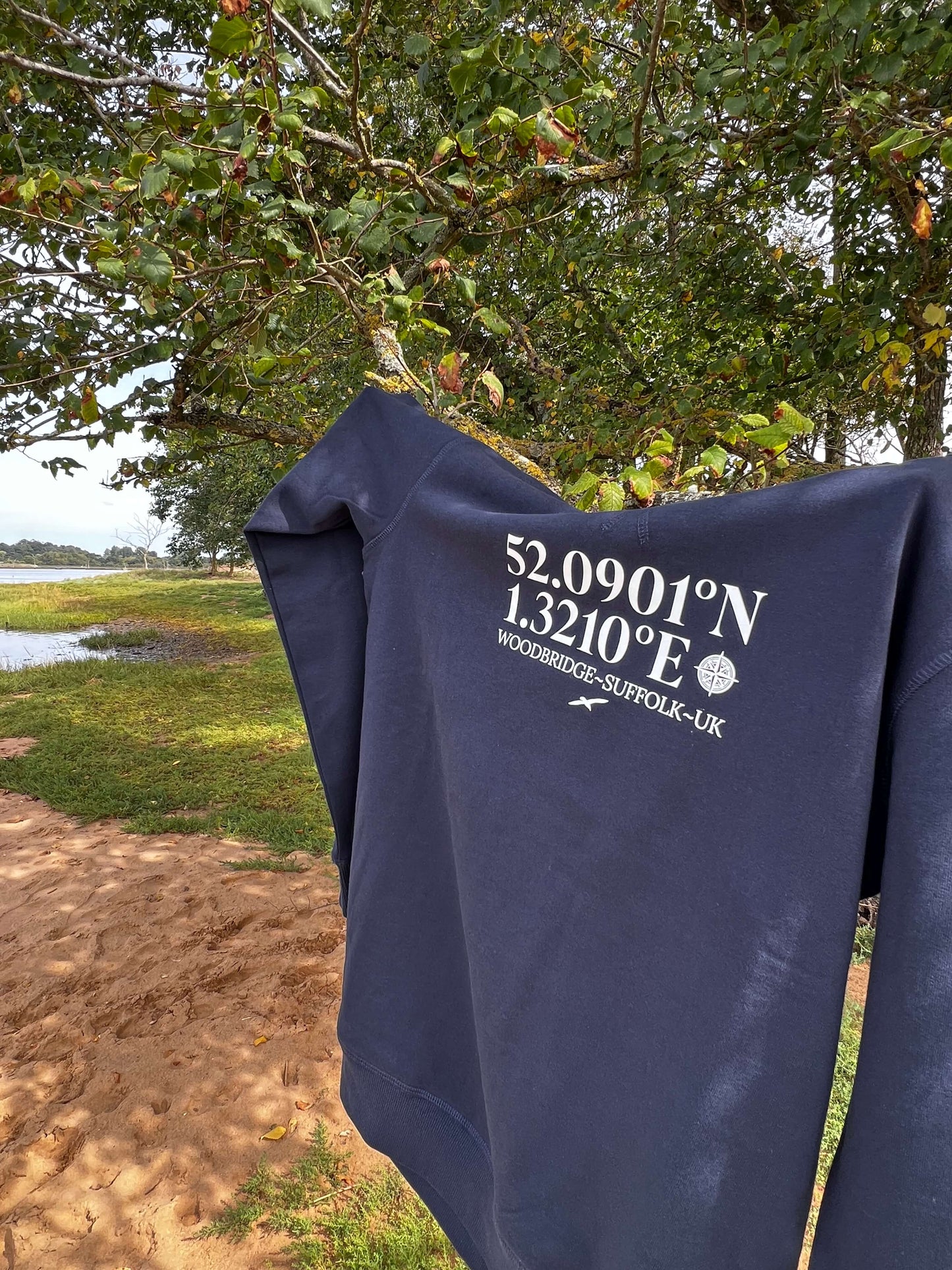 Woodbridge – Latitude & Longitude Sweatshirt Organic Cotton