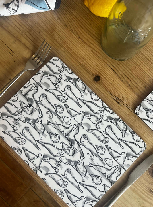 Inky Seals – Placemats