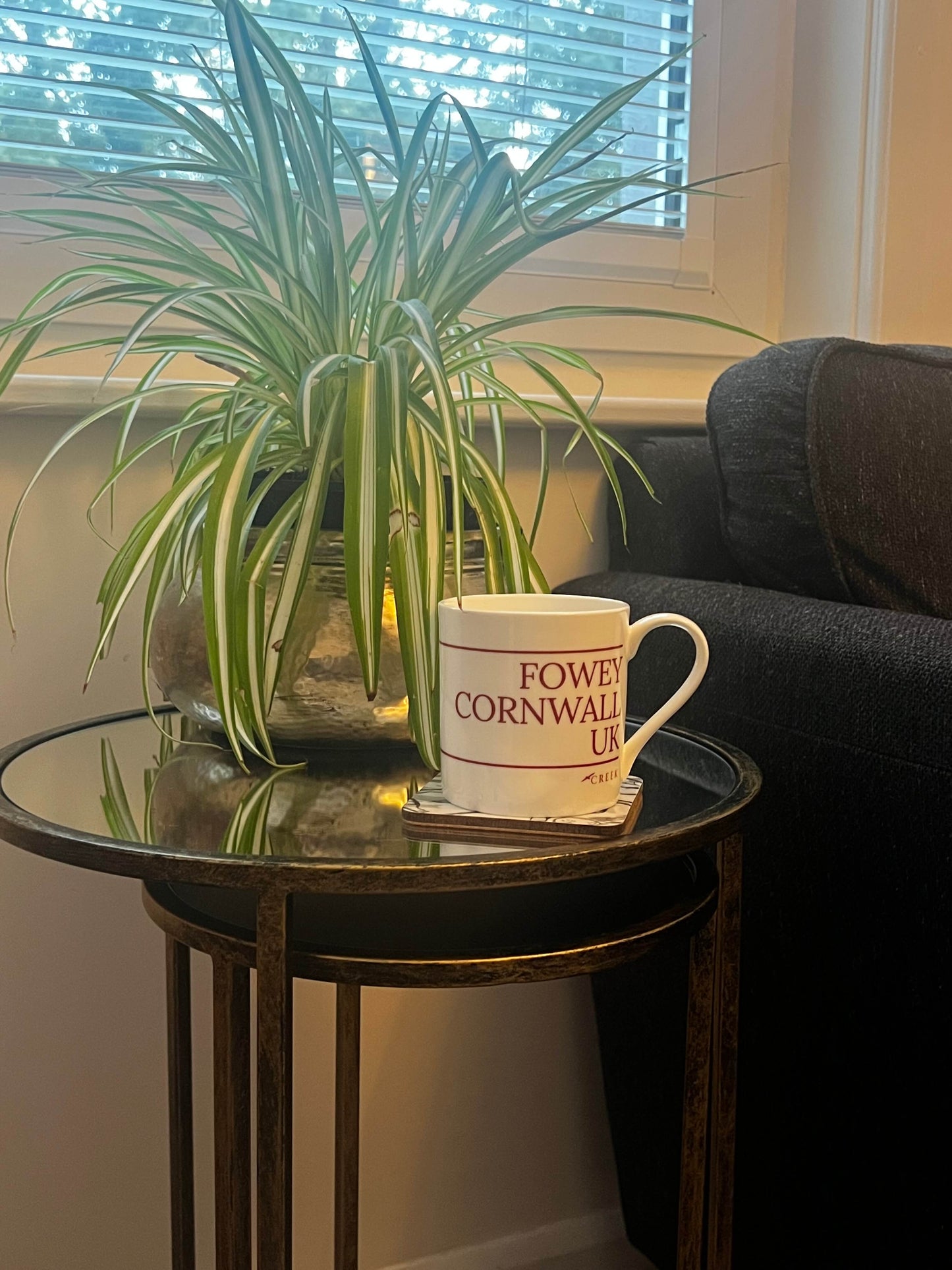 Fowey – Latitude & Longitude Fine Bone China Mug