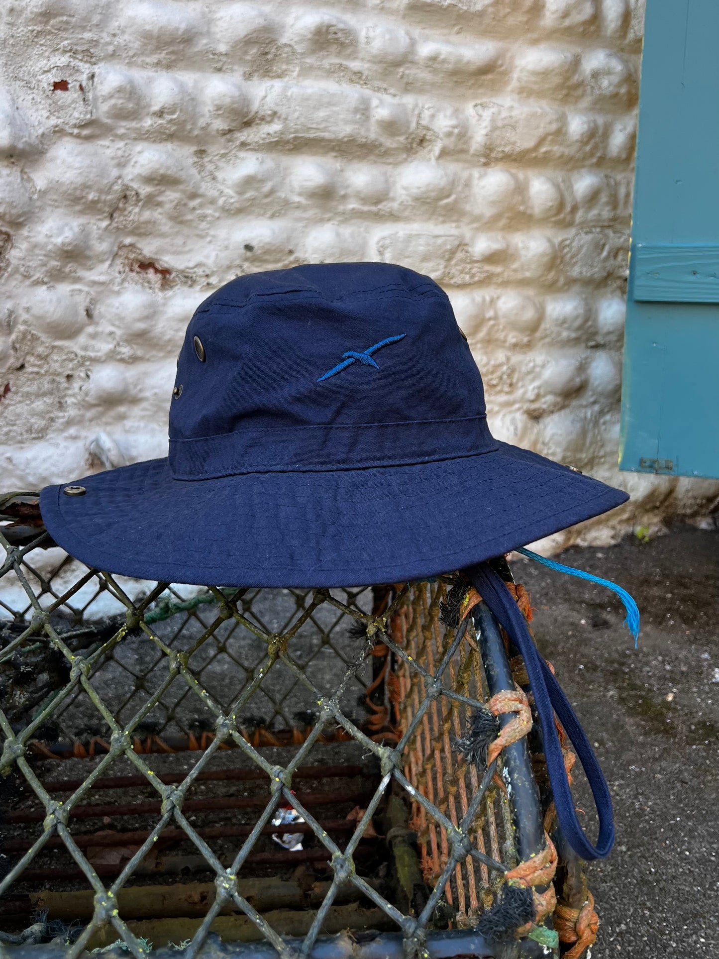 Navy Boonie – Cotton Wide Brim Adjustable Hat