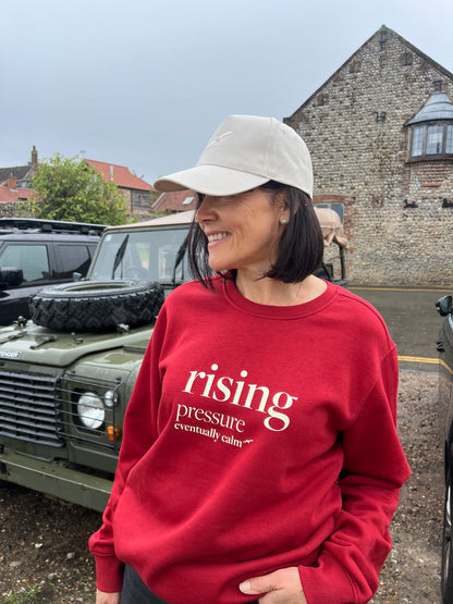 Shipping Forecast Rising Sweat Marine Red