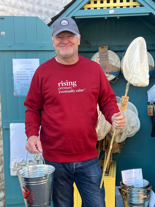 Shipping Forecast Rising Sweat Marine Red