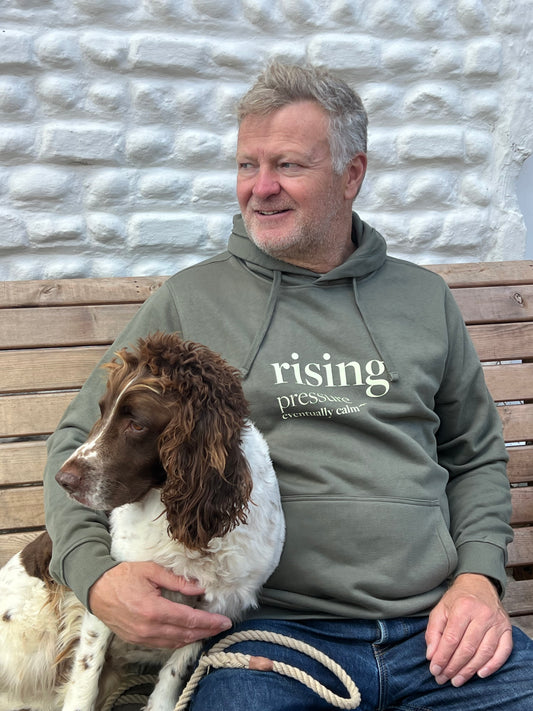 Rising - Shipping Forecast Cotton Hoodie - Sea Moss
