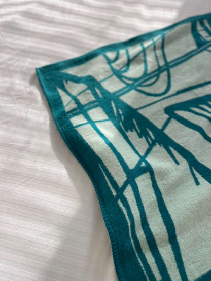 Lino Boats Coastal Blanket – Recycled Cotton