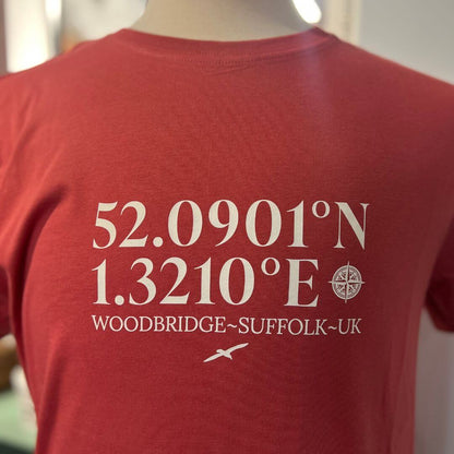 Longitude & Latitude T-Shirt  Organic Cotton