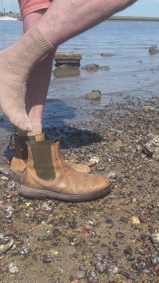 Gansey Knitted Boot Socks – Barnacle