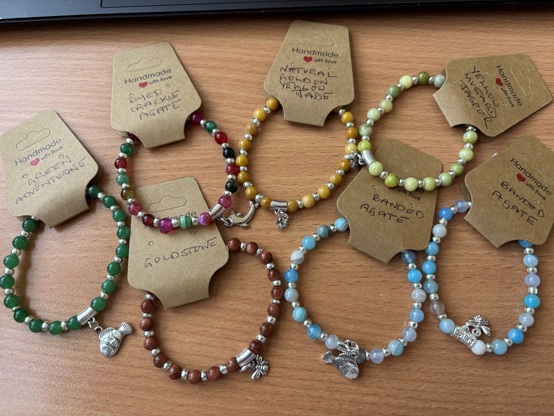 Bracelet semi precious stones - Various
