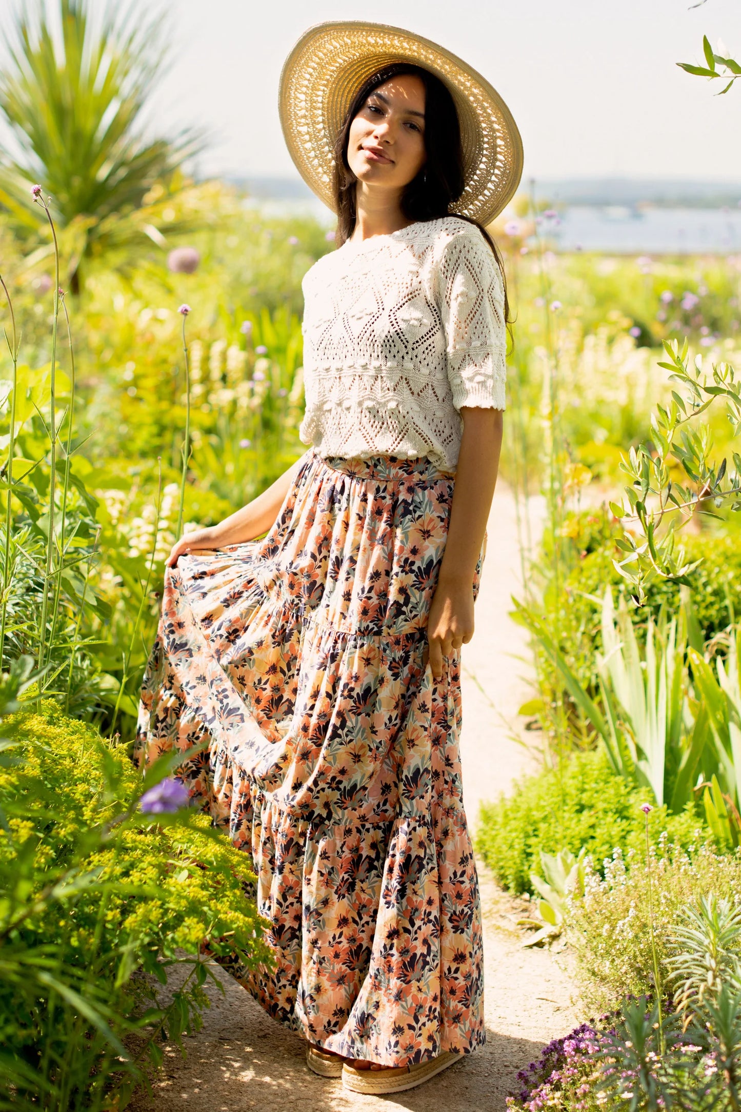 Summer Blooms Maxi Skirt