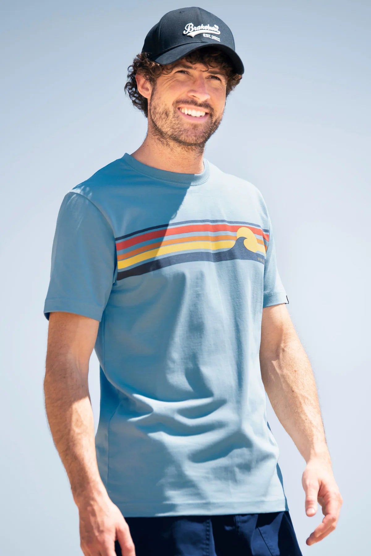 Retro Stripe Wave T-shirt